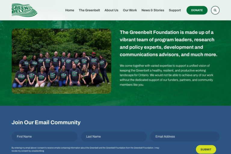 greenbelt foundation team